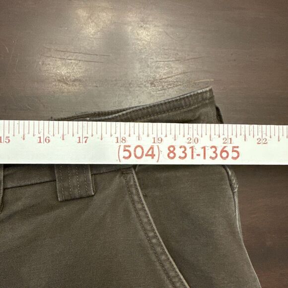 Duluth Trading Flex Fire Hose Cargo Pants 44x30 (42x29) Brown Fleece Lined - Picture 7 of 11